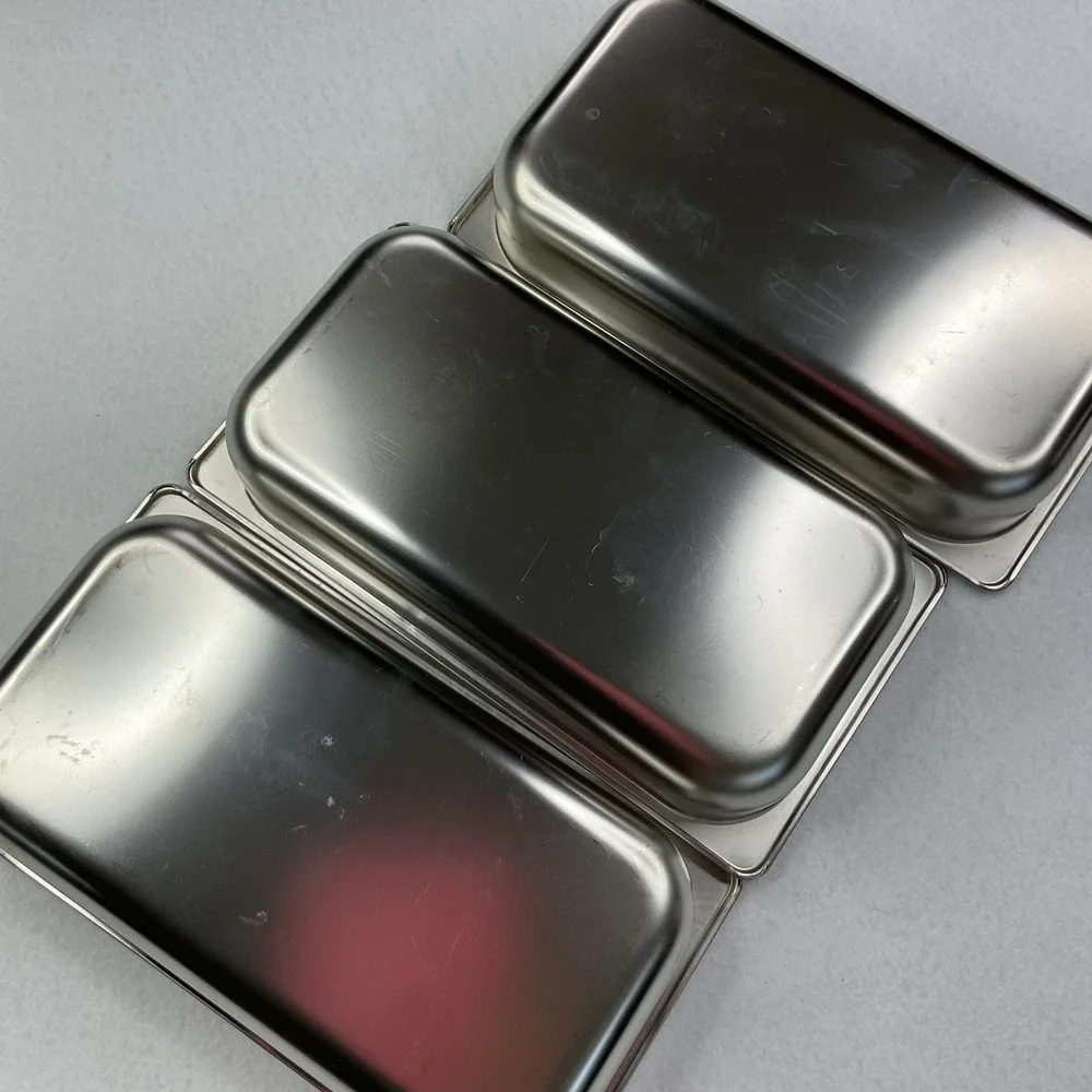 Stainless Steel Steam Table Pans 1/3 Size 2.5 Inch Deep Food Prep Trays